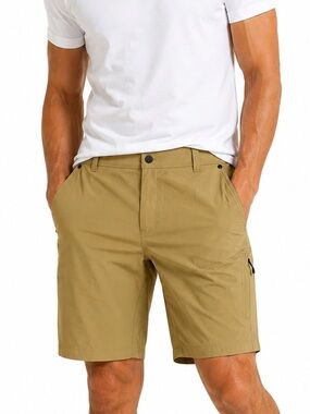 Merrell Wayfinder Hiking Cargo Shorts Brown Trail Outdoor Travel Utility 34